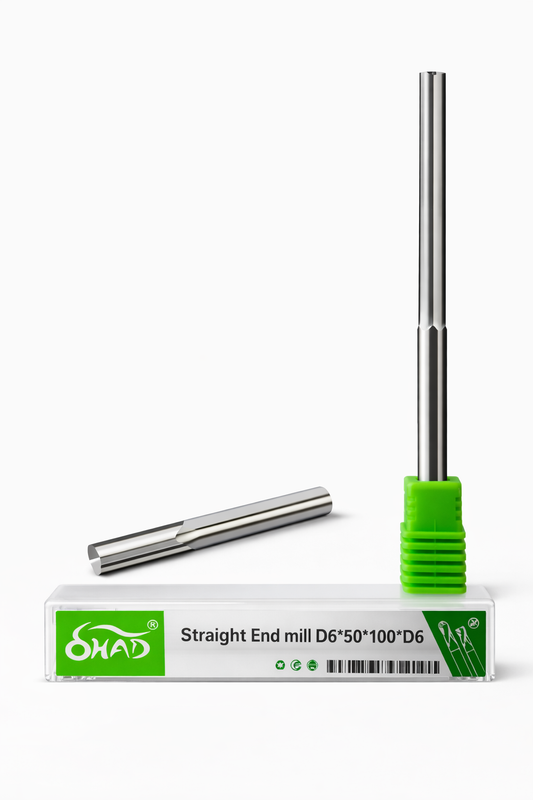 6x50x100 2 FLUTE STRAIGHT END MILL