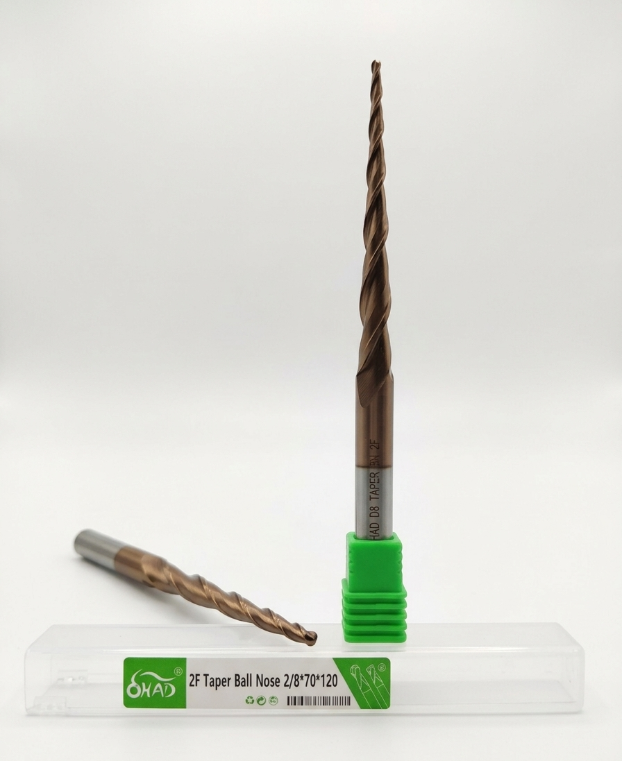 2/8x70x120 2F TAPER BALLNOSE COPPER COATED