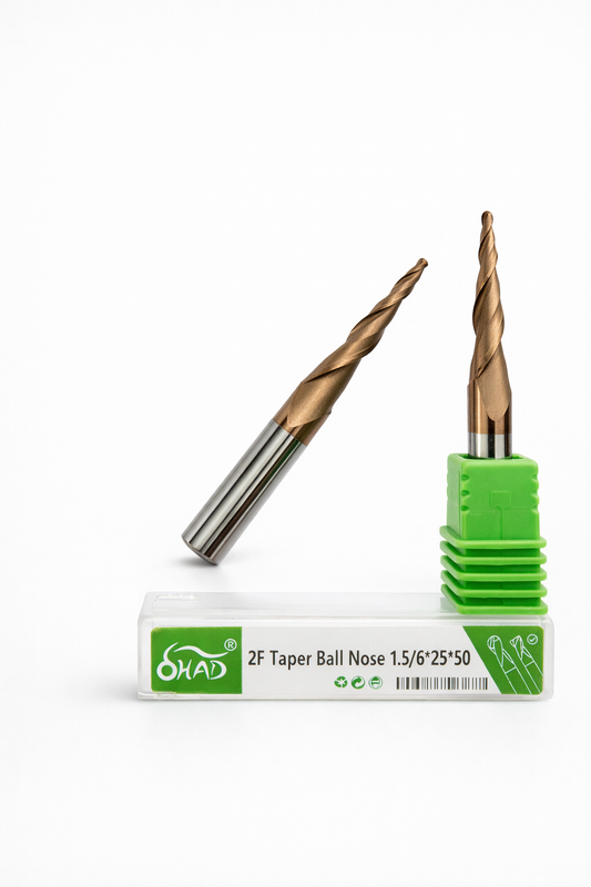 1.5/6x25x50 2F TAPER BALLNOSE COATED