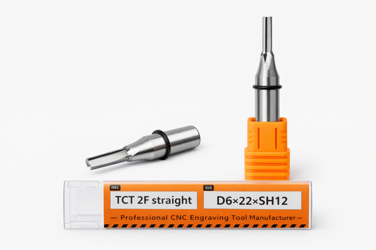6x22x12 TCT 2 FLUTE STRAIGHT ENDMILL