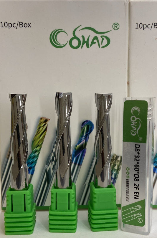 8*33*60 2F END MILL UNCOATED