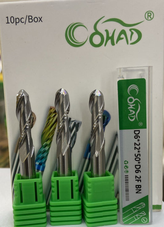 6*22*50 2F BALLNOSE UNCOATED