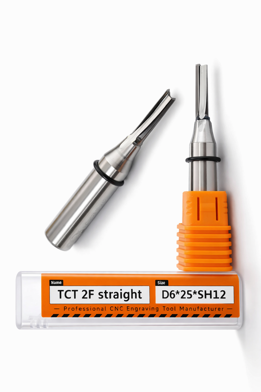 6x25x12 TCT 2 FLUTE STRAIGHT ENDMILL